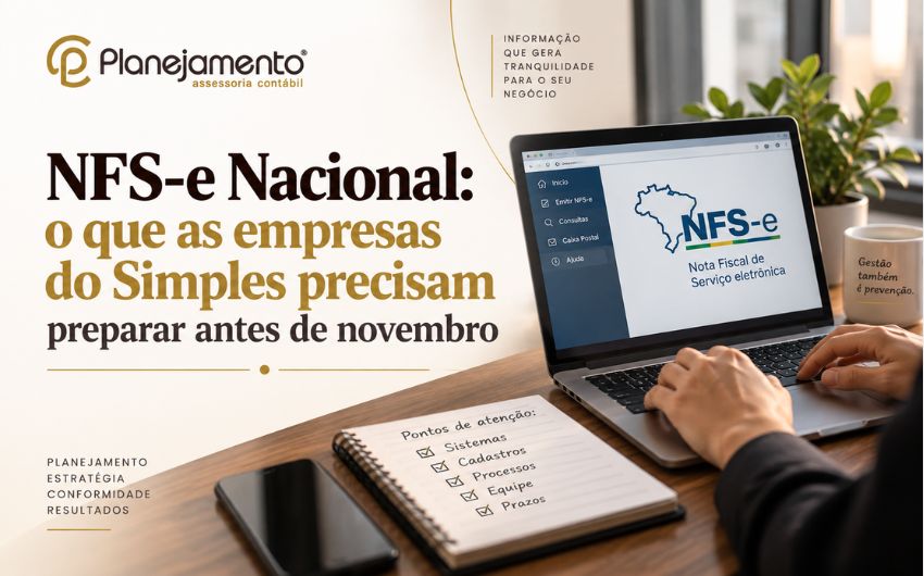 NFS-e Nacional: o que as empresas do Simples precisam preparar antes de novembro